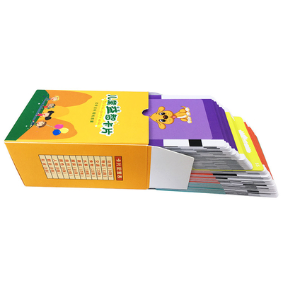 300Gsm Art paper Literacy Challenge Cards 6x9cm with matt lamination