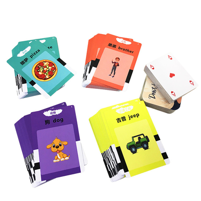 300Gsm Art paper Literacy Challenge Cards 6x9cm with matt lamination