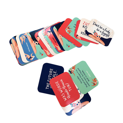 0.55mm Custom Printing Playing Cards , 25pcs Inspirational Quote Cards Printable