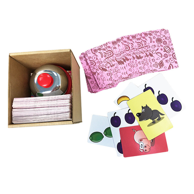 0.45mm C2S Art Card Customizable Blank Playing Cards Logical Reasoning With Hard Boxes