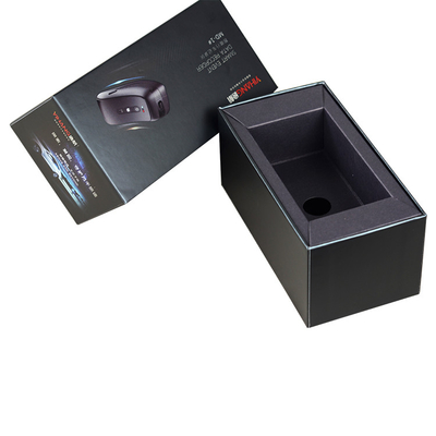 150x150mm Custom Printed Paper Boxes , Metallic Paper Packaging with plastic tray