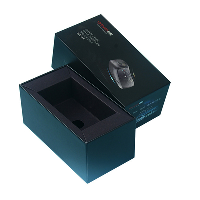 150x150mm Custom Printed Paper Boxes , Metallic Paper Packaging with plastic tray