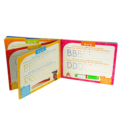 Soft Cover lift a flap board books Perfect Binding 0.7mm pages thickness