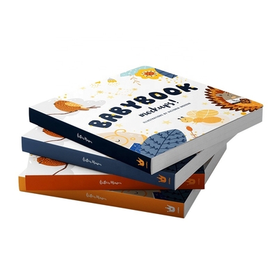 B5 Round Spine Children's Kids Book Printing Film Lamination Surface Finish