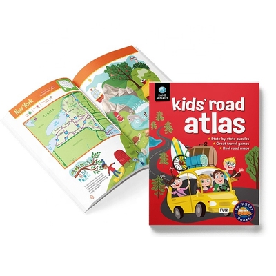 120Gsm Offset Kids Book Printing services Creative Sticker Eco Friendly Paper Material