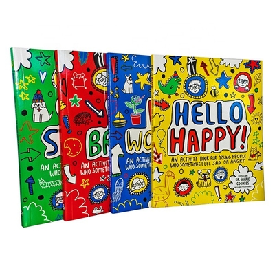 120Gsm Offset Kids Book Printing services Creative Sticker Eco Friendly Paper Material