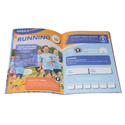 Soft Cover Paperboard Kids Activity Books , Art Paper Road Atlas Books