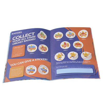 Soft Cover Paperboard Kids Activity Books , Art Paper Road Atlas Books