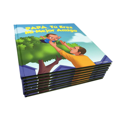 CMYK Hardcover Story Books For Toddlers Matt Lamination Both Side
