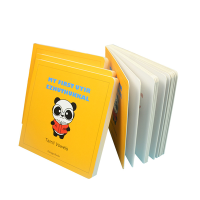 CMYK Kids Book Printing , No Glued Static Film Childrens Reusable Sticker Books