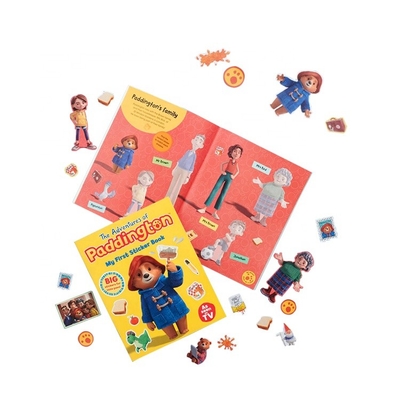 Spiral Binding Label Sticker Printing , Film Lamination Kids Sticker Book