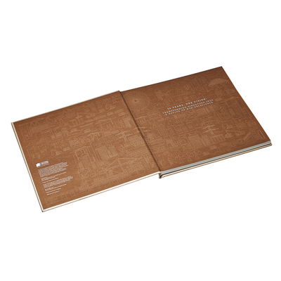 OEM Custom Coffee Table Book Printing silk screen 4c+4c Inner color