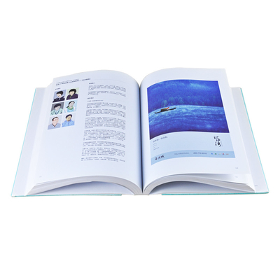 60gsm Paper Hard Bound Book Printing Full Color Glossy Finish