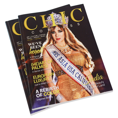 OEM 8.5x11 Inches Professional On Demand Magazine Printing Film Lamination Finish