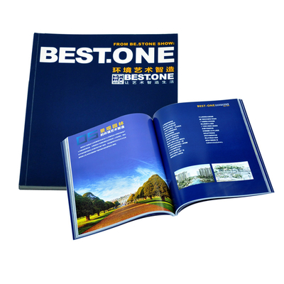 Perfect Binding Brochure Catalogue Printing Lamination Surface Finishing