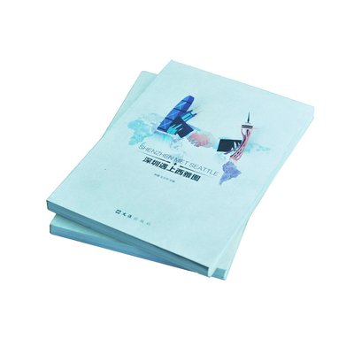 Novels Soft Cover Book Printing 8.5x11inch Matt Nature Paper For Reading
