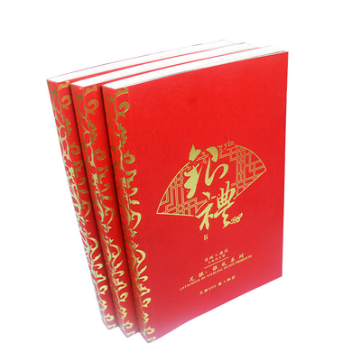 OEM Custom Short Run Paperback Book Printing CMYK And Pantone Colors