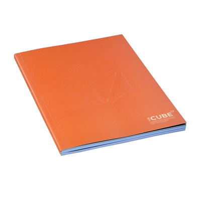 OEM Soft Cover Book Printing Glue Binding Section Stitching Embossed