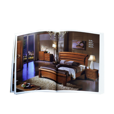 OEM Soft Cover Book Printing Glue Binding Section Stitching Embossed