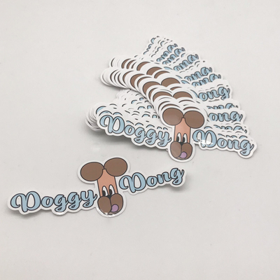 Die Cut Shape Custom Self Adhesive Vinyl Stickers CMYK PMS Color