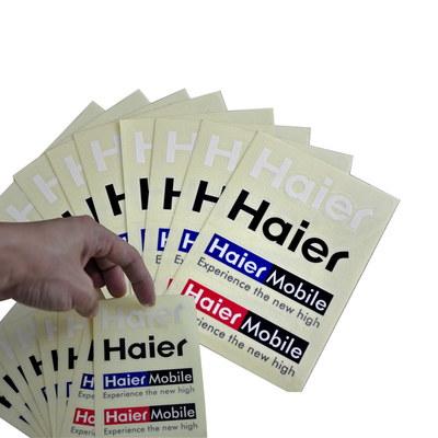Die Cut Shape Custom Self Adhesive Vinyl Stickers CMYK PMS Color