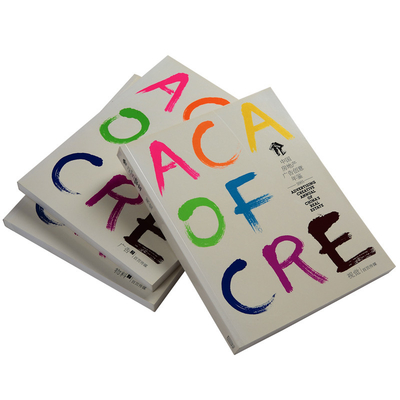 Oversized Novel Book Printing Waterproof Lamination Surface Finishing