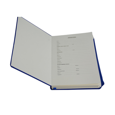 Custom A5 Ruled Fabric Hardcover Journal Printing With Hot Foil Stamping Logo