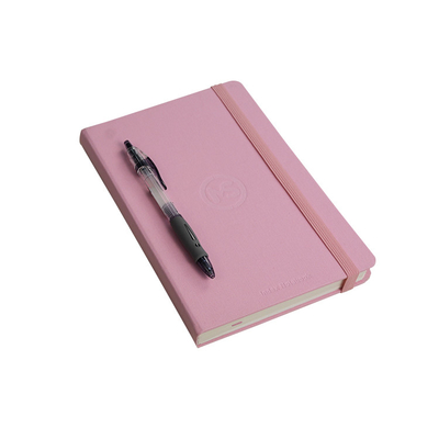 Custom A5 Ruled Fabric Hardcover Journal Printing With Hot Foil Stamping Logo