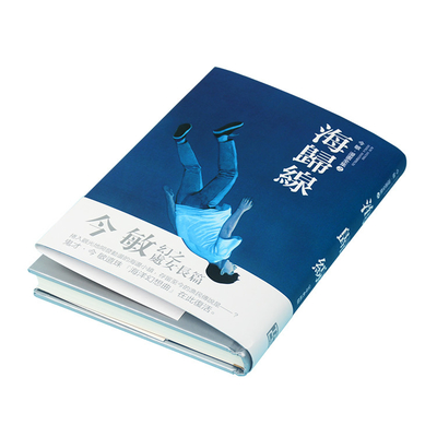 Silver Pantone Color Hardcover Book Printing , 175mmx229mm Spine Cover Book
