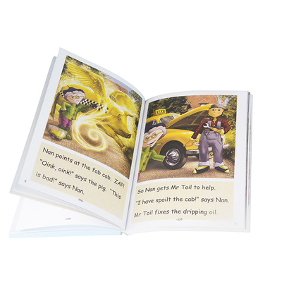 Softcover Children Story Books Natural Paper 7.5 inch x 9.5 inch