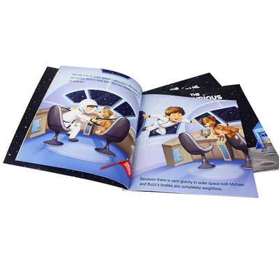 Glossy Laminated Kids English Learning Book 8x8 Paper Back With Section Sewn Stitching