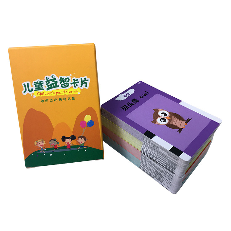2x3 inch Kids Memory Playing Cards 1.5mm Thick With corrugated Boxes