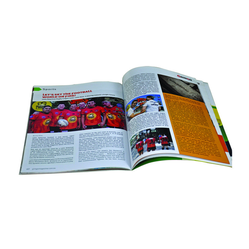 Offset UV Magazine Book Printing , Full Color Catalogue Brochure Printing