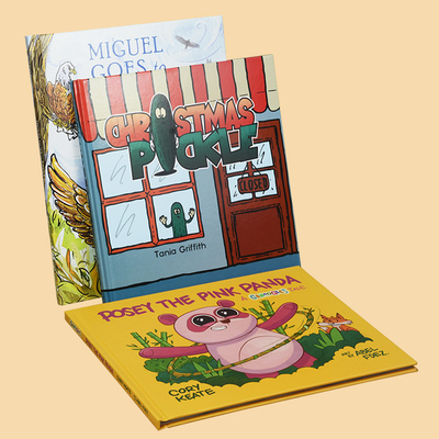 Interactive English Story Educational Casebound Book Printing For Preschool Children