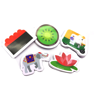Die Cut Shape Custom Self Adhesive Vinyl Stickers CMYK PMS Color