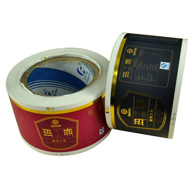 1C/2C Label Sticker Printing , Adhesive White printed Direct Transfer Labels