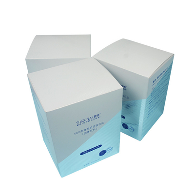 375Gsm PET Custom Printed Paper Boxes , varnishing Cosmetic Paper Box Packaging