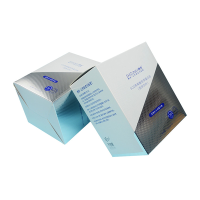 375Gsm PET Custom Printed Paper Boxes , varnishing Cosmetic Paper Box Packaging