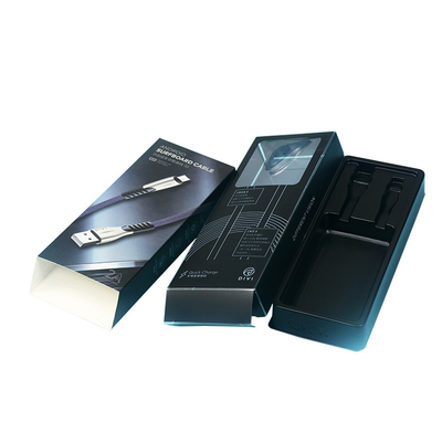 CMYK Color Paper Packaging Box Glossy Lamination On Front Side