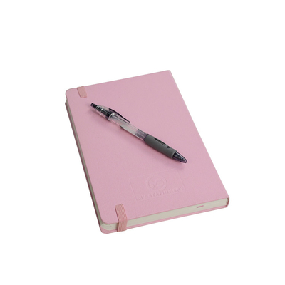 Custom A5 Ruled Fabric Hardcover Journal Printing With Hot Foil Stamping Logo