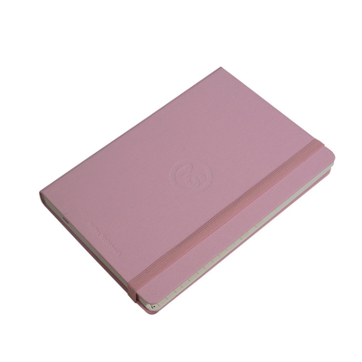 Custom A5 Ruled Fabric Hardcover Journal Printing With Hot Foil Stamping Logo