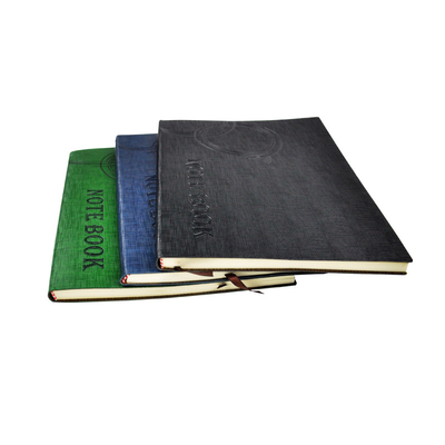 cotton fabric Hardcover Journal Printing , 80P Journal Books Leather Cover
