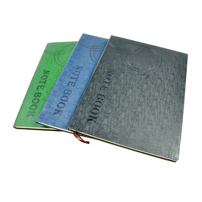 cotton fabric Hardcover Journal Printing , 80P Journal Books Leather Cover