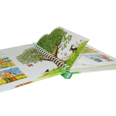 Hardcover Spiral Bound Book Printing , Metal Coil Spiral Binding Books Services