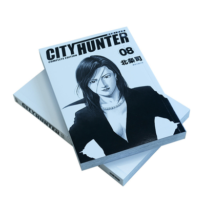 A4 Full Color Manga Soft Cover Book Printing Service Perfect Binding