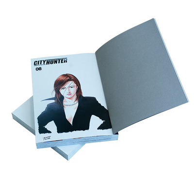 A4 Full Color Manga Soft Cover Book Printing Service Perfect Binding